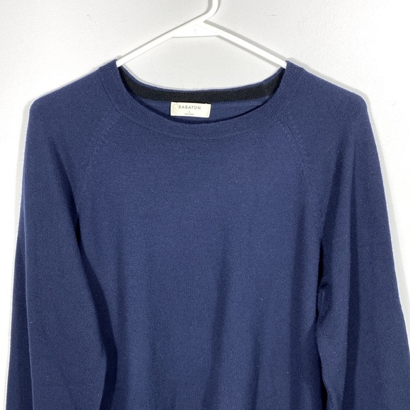 Babaton women’s Navy Sweater 100% merino wool size large - Picture 3 of 11